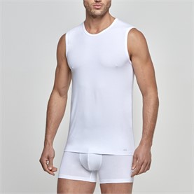 Camiseta Impetus Cotton Stretch Sin Mangas blanca